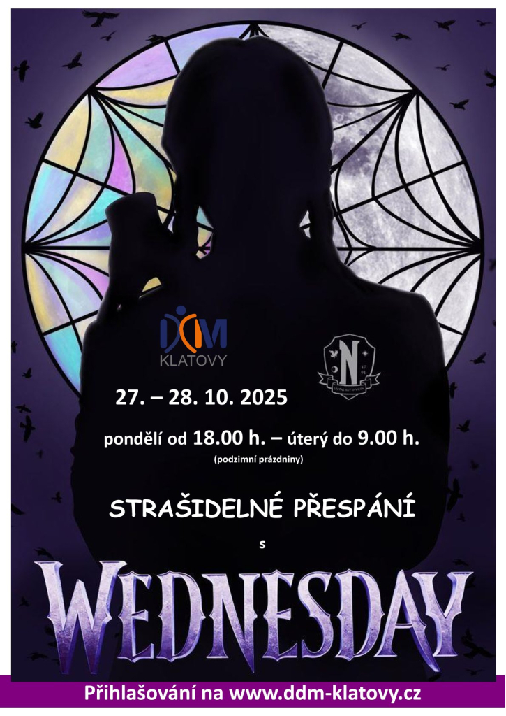 Strašidelné přespání s Wednesday