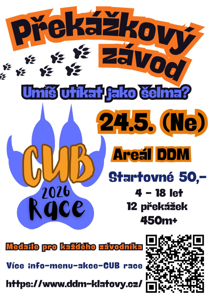 CUB race - dětský překážkový závod