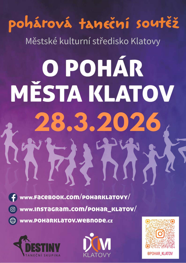 Taneční soutěž O Pohár města Klatov