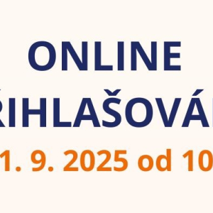 Postup ONLINE PŘIHLÁŠENÍ