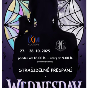 Strašidelné přespání s Wednesday